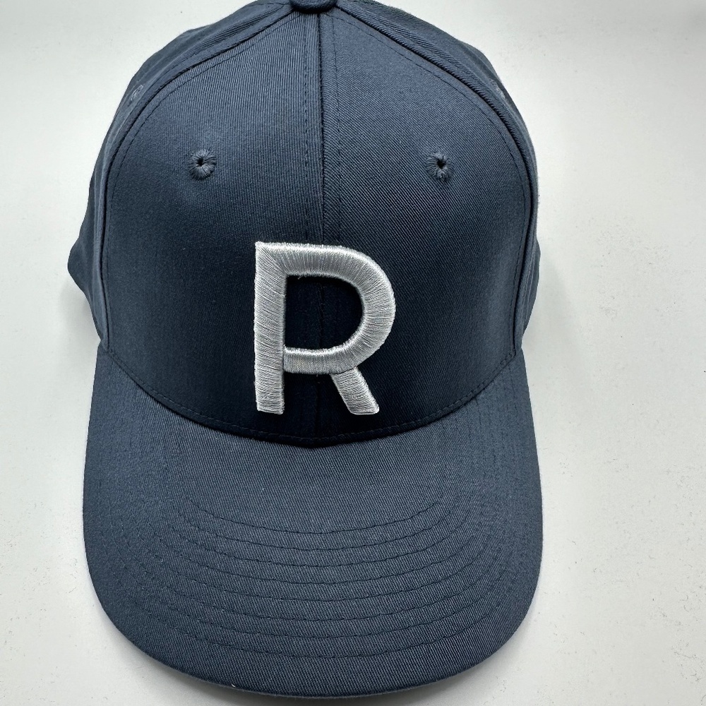 New Radmor Golf R Logo Blue Adjustable Baseball Hat Cap One Size